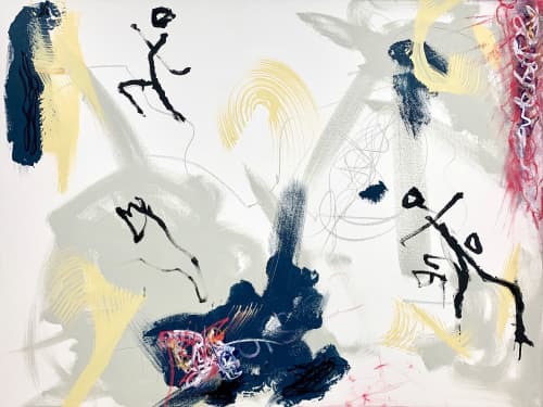 Wild Horses | Oil And Acrylic Painting in Paintings by Kate Wilson Fine Art. Item made of canvas with synthetic
