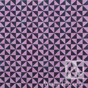Geometric Geo 09 Cement Tiles | Tiles by Avente Tile | Parson's Chicken & Fish in Chicago. Item composed of cement
