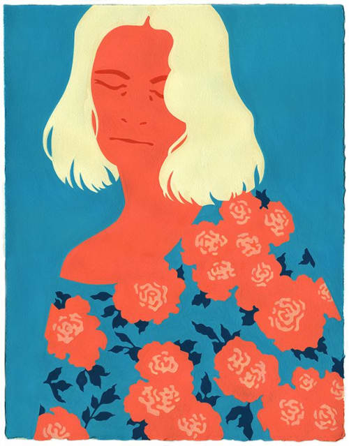 Possibly But Probably Not | Oil And Acrylic Painting in Paintings by John Vogl. Item made of paper with synthetic