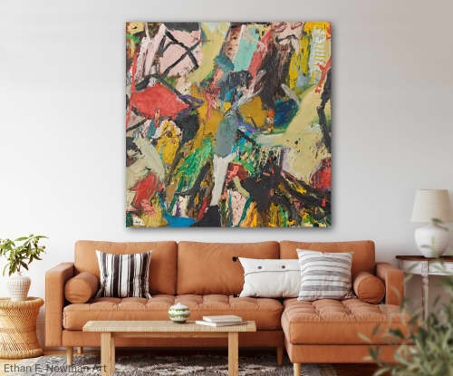 Spring Angst | Oil And Acrylic Painting in Paintings by Ethan Newman