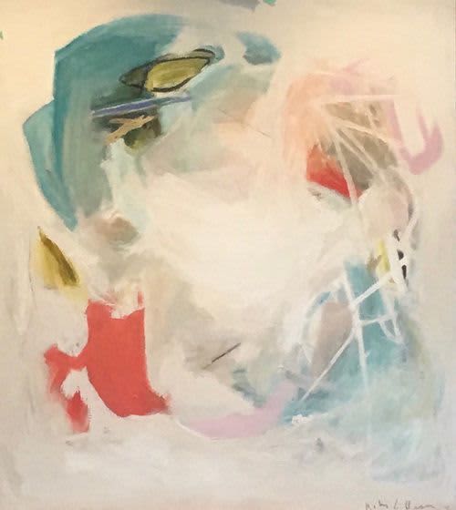 “Ruby Dream” Painting | Oil And Acrylic Painting in Paintings by Katie Ré Scheidt. Item composed of canvas and synthetic