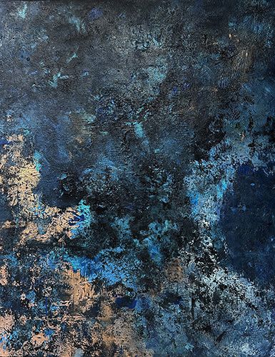 Under the Louisiana Moon Acrylic Abstract Painting | Oil And Acrylic Painting in Paintings by Strokes by Red - Red (Linda Harrison)