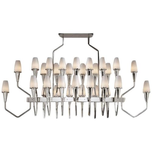 JR2028 GIO | Chandeliers by alanmizrahilighting | New York in New York. Item made of brass with glass