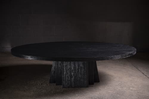 Daido Dining Table | Tables by Aeterna Furniture. Item made of oak wood works with contemporary style