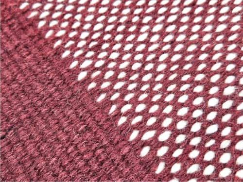 Handwoven Wool Stair Runner | Customizable Entryway Rug | Runner Rug in Rugs by Evergreen Carpets. Item made of wool works with boho & minimalism style