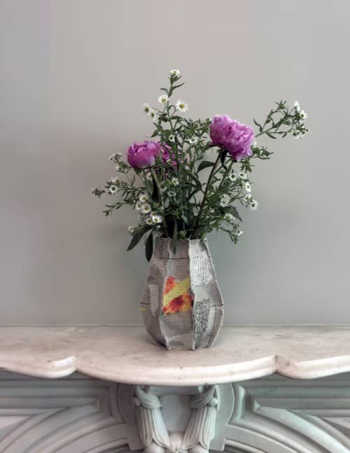 Botanical Vessel Tall | Vase in Vases & Vessels by Kindred Matter. Item made of fabric with fiber works with contemporary & japandi style