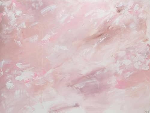 Lost in Haze | Oil And Acrylic Painting in Paintings by Dana Mooney Art. Item composed of canvas and synthetic