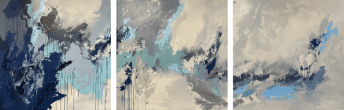 The Gambler's Path | Oil And Acrylic Painting in Paintings by Jen Sterling. Item compatible with contemporary and modern style