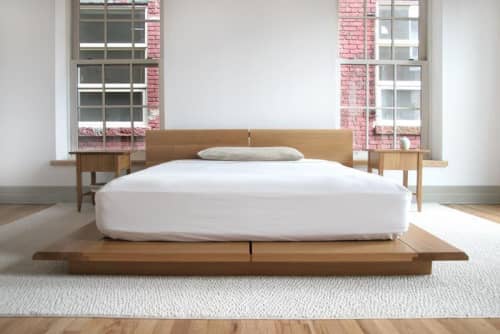 Rift Loft Bed | Beds & Accessories by Semigood Design. Item made of walnut