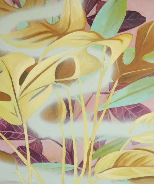 Early Summer | Oil And Acrylic Painting in Paintings by Anne Blenker. Item made of canvas with synthetic