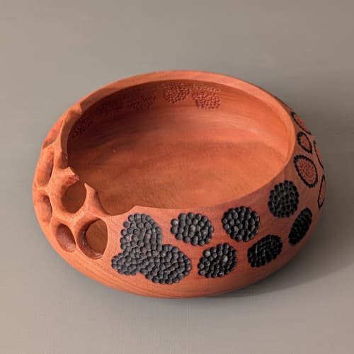 Cherry Progression | Decorative Bowl in Decorative Objects by Wood Alchemist Studio. Item composed of wood compatible with japandi style