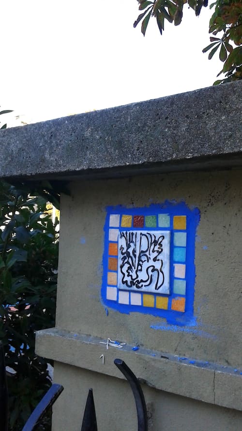 magical tiles | Tiles by Paul Santoleri. Item composed of cement