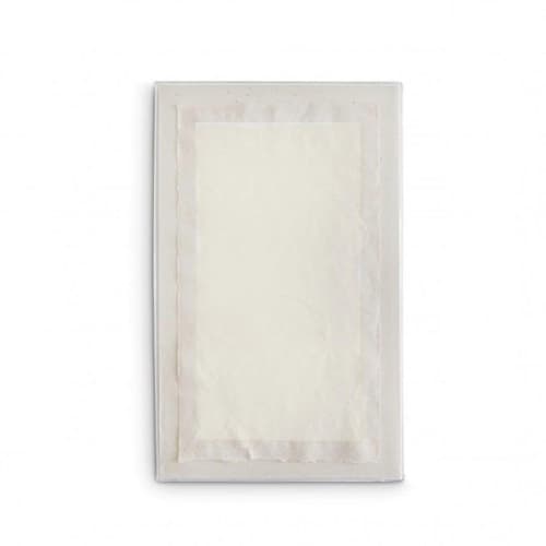 Fasci Di Luce_White Pearl | Oil And Acrylic Painting in Paintings by Kim Fonder. Item made of paper with synthetic