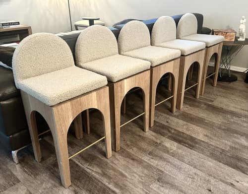 Oak counter cheap stools without backs