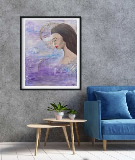 You are always loved | Oil And Acrylic Painting in Paintings by Elena Parau