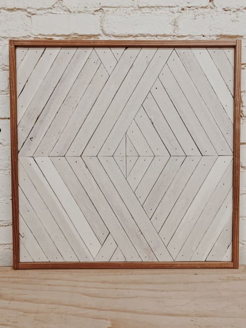 2X2 All White | Decorative Objects by Aleksandra Zee. Item made of wood compatible with minimalism and contemporary style