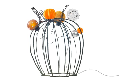 Barrel Table Lamp | Lamps by Claudine Gevry Studio | Umbra & Lux in Vancouver. Item made of copper compatible with art deco style