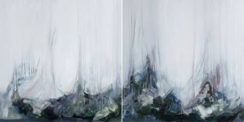 Hawks Series 128 | Oil And Acrylic Painting in Paintings by Lisa Ochowycz. Item made of synthetic