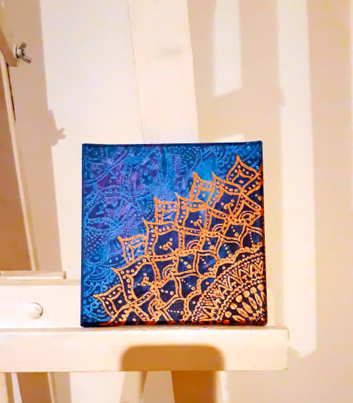 Mandala theme | Oil And Acrylic Painting in Paintings by Elena Parau