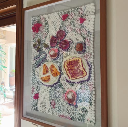Saturday Morning Breakfast tapestry | Wall Hangings by Cristina Ayala. Item composed of cotton and fiber