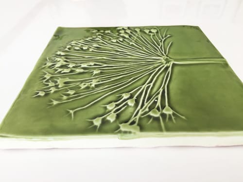 Allium | Tiles by Karen SMITH. Item composed of ceramic