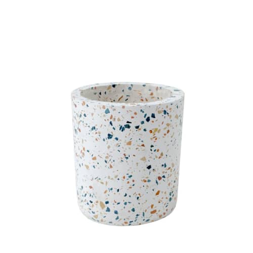 Terrazzo Pot | Vase in Vases & Vessels by Bend Goods. Item made of marble
