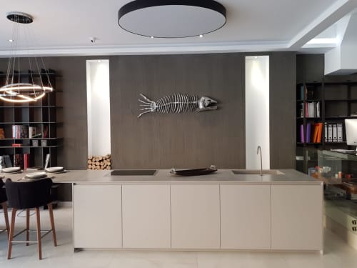 "Lubina" | Wall Sculpture in Wall Hangings by David Marshall. Item composed of aluminum