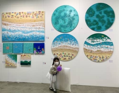 Mid Summer 2 | Paintings by Elizabeth Langreiter Art | BEXCO Exhibition Center 2 in APEC-ro