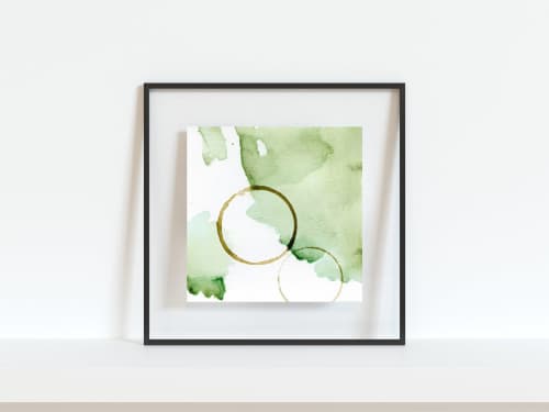 The "Emerald" series #3 | Prints by Melissa Mary Jenkins Art. Item composed of paper