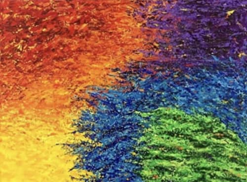 LDS LGBT Rising Above to Teach True Love | Oil And Acrylic Painting in Paintings by Reade C Gloeckner Fine Art. Item composed of canvas and synthetic