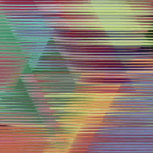 Prismatic | Prints in Paintings by ARTATAK. Item composed of canvas and paper in minimalism or contemporary style