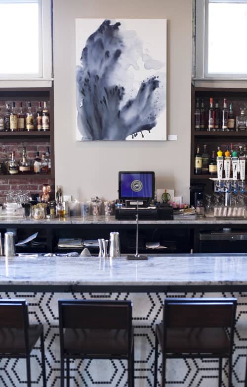 Catherine & Mary's - Art Installation | Paintings by Beth Winterburn | Catherine & Mary's in Memphis