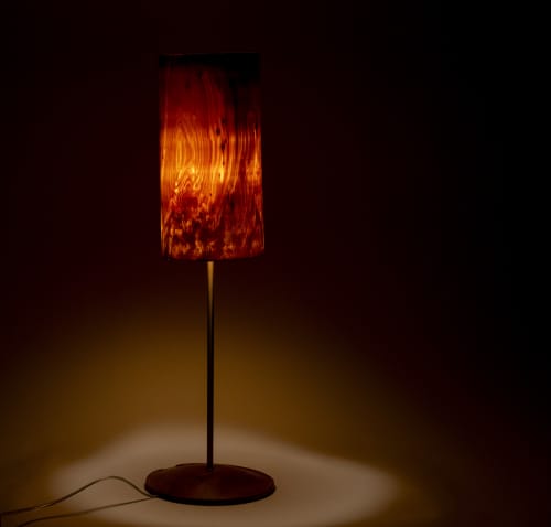 The Timeless Glow – Hand-Turned Hardwood Luminary | Lamps by Holzkunst Samuel Meisinger. Item composed of wood in modern or urban style