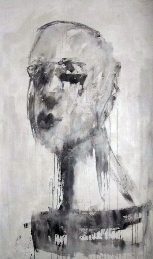 'Preparing A Face' | Paintings by Corinna Button