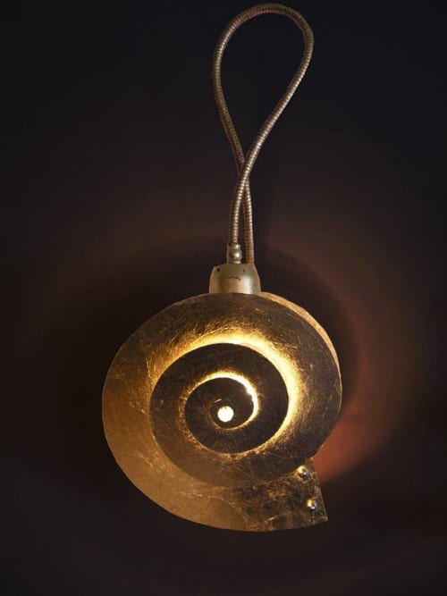 "Sol key Spiral" | Sconces by Fragiskos Bitros. Item composed of metal