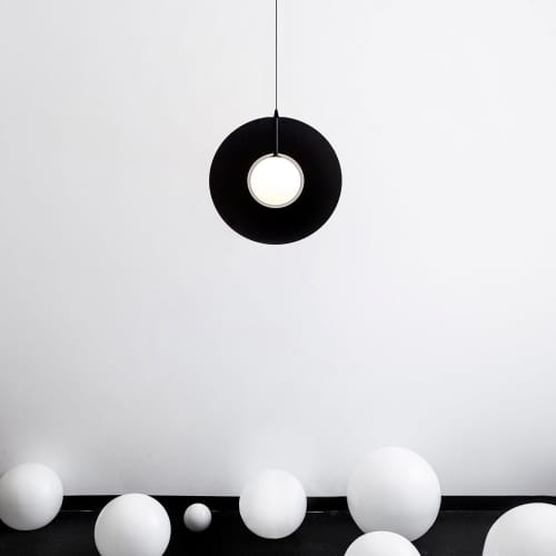 Saturn - P1 | Pendants by Ariel Zuckerman Studio. Item composed of metal