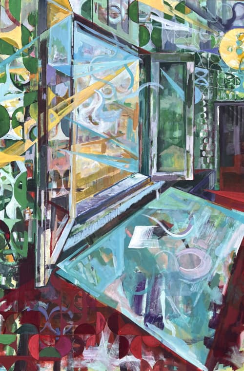 The Architecture of a Day | Oil And Acrylic Painting in Paintings by Tiffany Lippincott Art