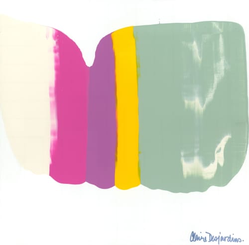 Love 17 | Oil And Acrylic Painting in Paintings by Claire Desjardins. Item composed of canvas & synthetic