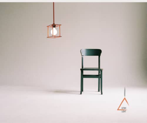 Modular Cage Pendant | Pendants by Atrix Lighting. Item made of copper