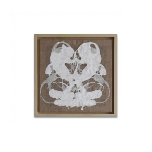 Rorschach No. VA | Mixed Media by Kim Fonder. Item made of fabric