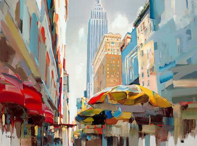 Josef Kote "Everlasting Light" | Oil And Acrylic Painting in Paintings by YJ Contemporary Fine Art. Item composed of canvas