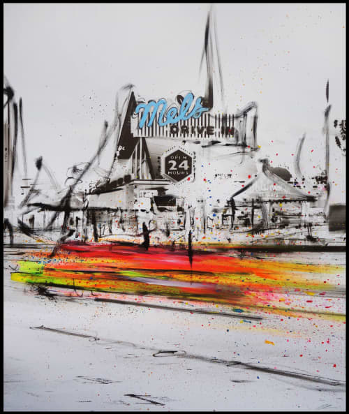 Mel's | Oil And Acrylic Painting in Paintings by Pete Kasprzak | Artspace Warehouse in Los Angeles