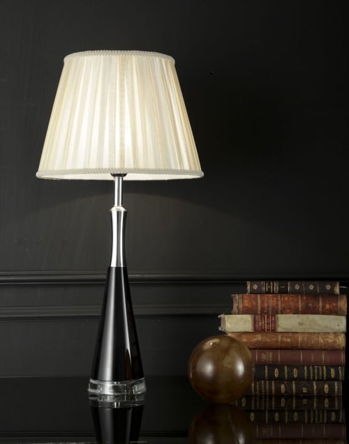 tl8573-0 | Table Lamp in Lamps by Gallo. Item composed of fabric and metal