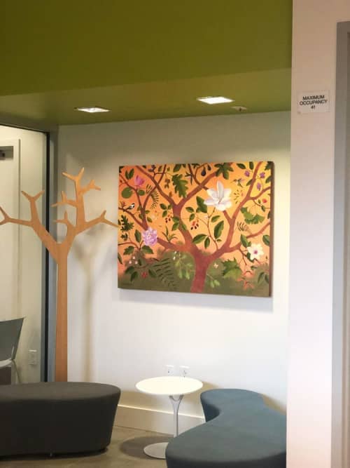 Verdant | Oil And Acrylic Painting in Paintings by Fred Lisaius | Verdant Health Commission in Lynnwood. Item composed of canvas