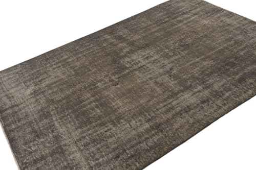 Vintage Zeki Müren Plain Rug, in Gray, from Rug & Kilim | Area Rug in Rugs by Rug and Kilim