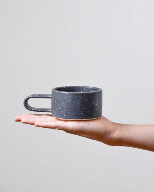Hairpin Mug | Drinkware by Stone + Sparrow Studio. Item made of stoneware