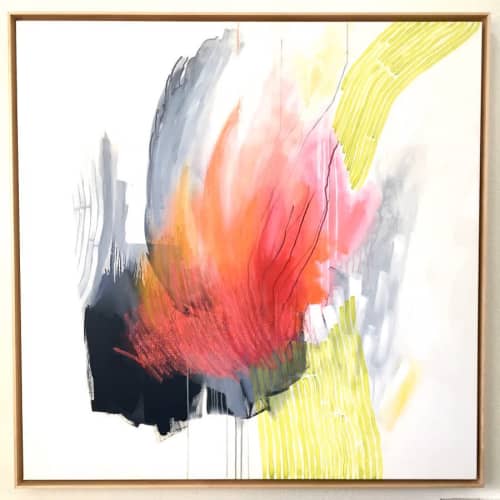 Abstract Painting | Oil And Acrylic Painting in Paintings by Sara Schroeder Art. Item made of synthetic