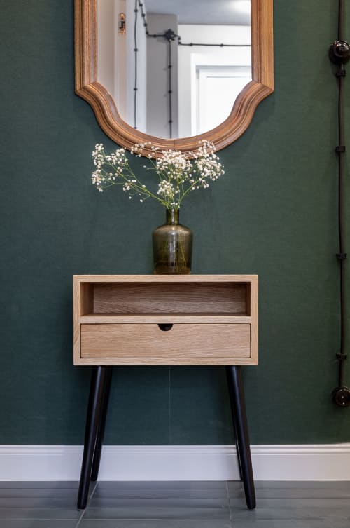 Solid Oak Nightstand / Bedside Table | Tables by ColombeFurniture`` | Warsaw in Warsaw. Item composed of oak wood
