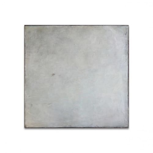 Turchese IV | Oil And Acrylic Painting in Paintings by Kim Fonder. Item made of steel & synthetic