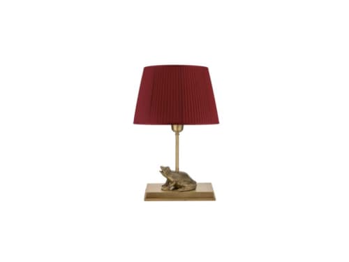 Fauna 06 B | Table Lamp in Lamps by Bronzetto. Item composed of fabric and brass